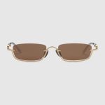 Rectangular-frame sunglasses